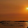 東シナ海に沈む夕日