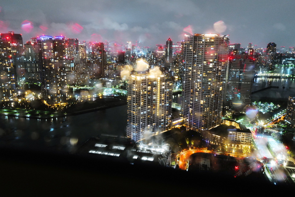 雨の豊洲