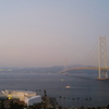 早朝の明石海峡