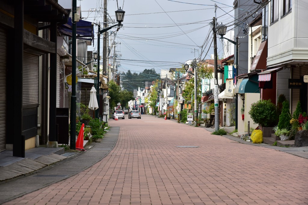 旧軽井沢の朝