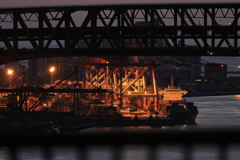 港大橋の夕景 夜景