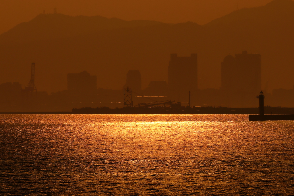 舞洲 夕景