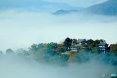 備中松山城 雲海　01