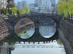 丸い眼鏡の眼鏡橋