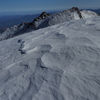 雪山の美しい模様