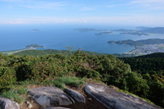 糸島の朝　二丈岳