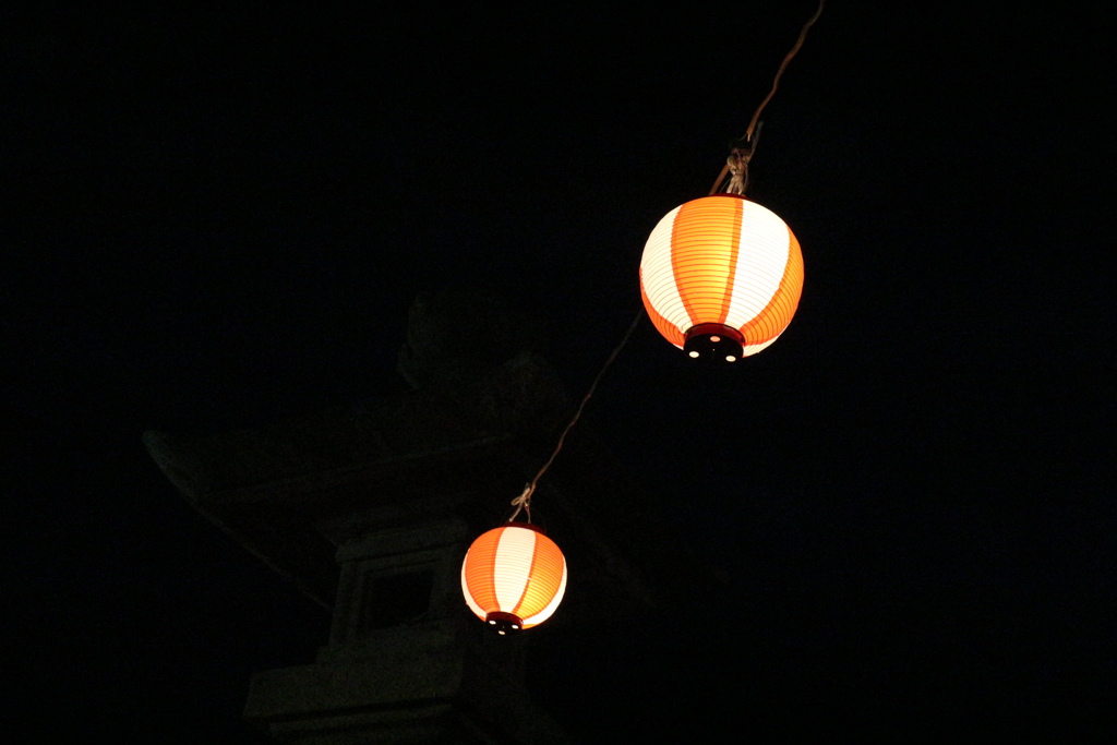 空中の灯火