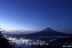 早朝の富士山
