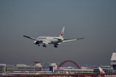 浮島町公園で飛行機撮影７