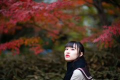 モデル撮影会～紅色の彩り