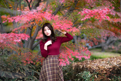 モデル撮影会～紅色の彩り