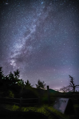 犬挟峠の星空