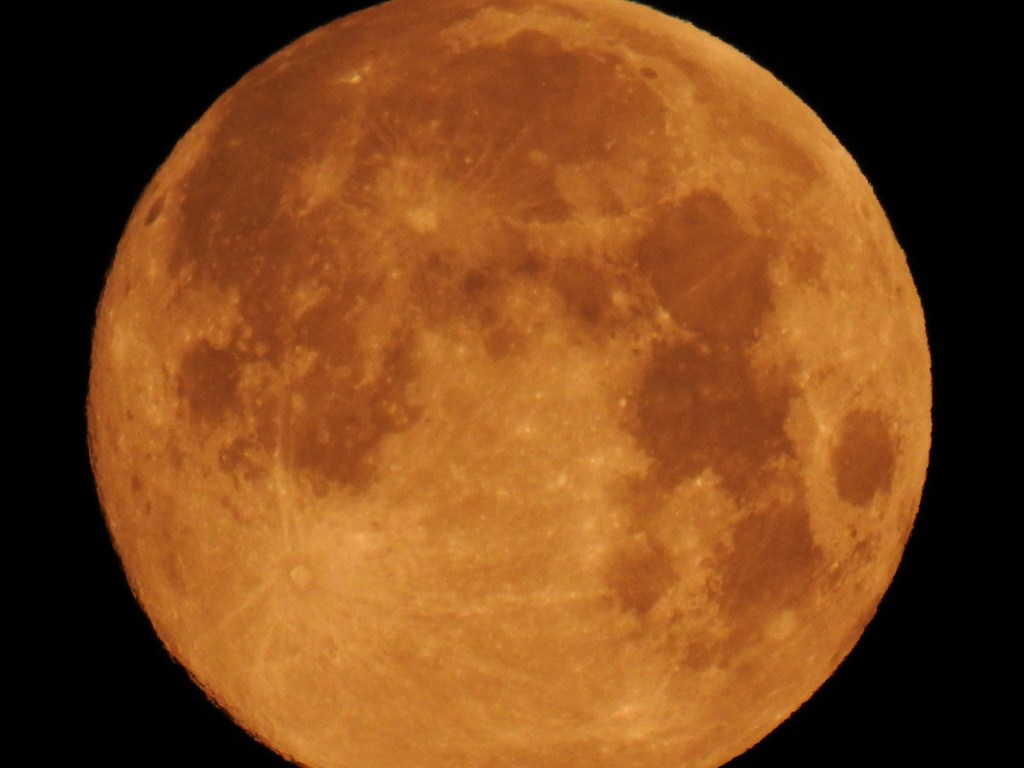 4.30夜明け前の月
