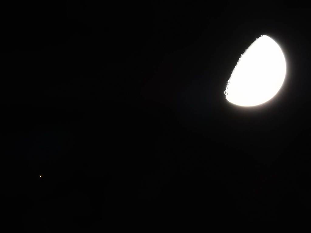 月と火星の接近