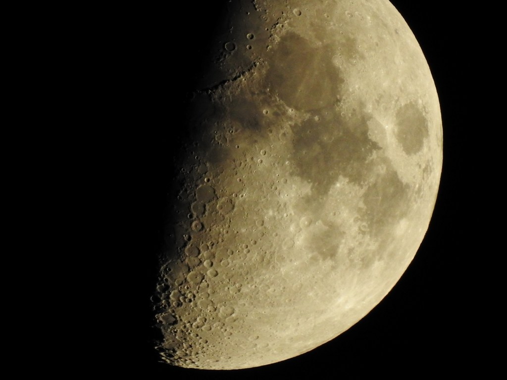 昨夜の月