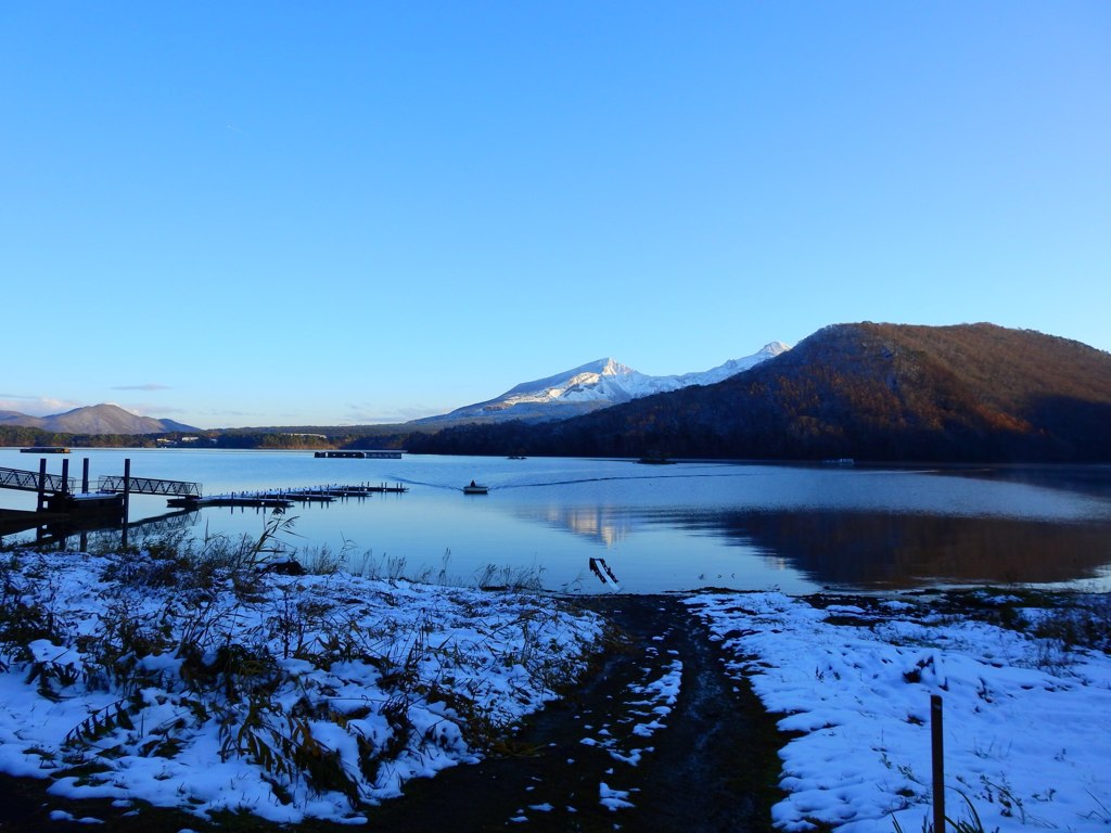 磐梯山と檜原湖