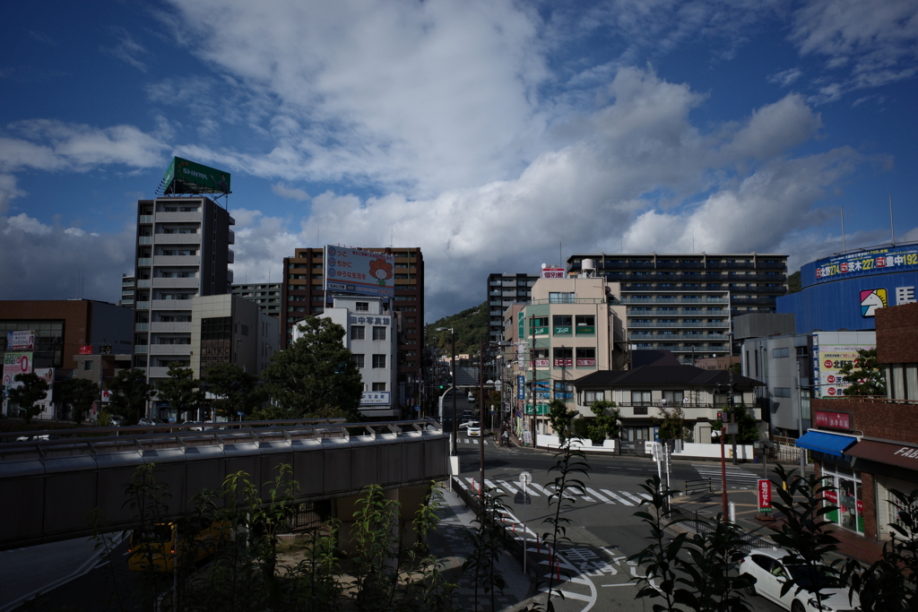 駅の風景（池田市）