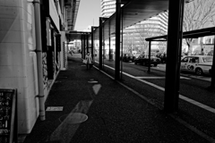 駅の路地