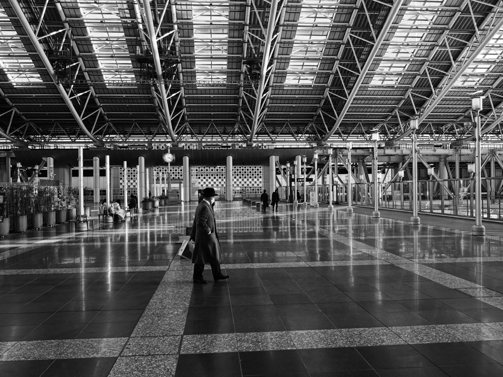 歩く人の空間
