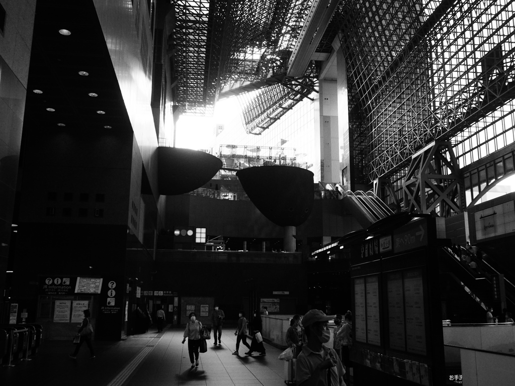 京都駅の広場