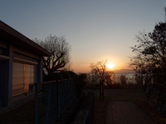 琵琶湖の日の出2023
