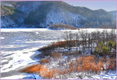 北東北.雪のバラード　4－和田ダム湖-