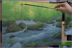 「新緑.上阿修羅の流れ」　