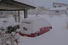 「大雪の前触れ」