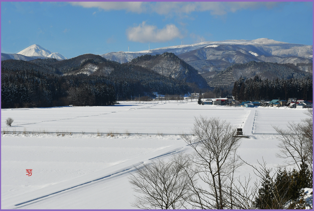 「八甲田山と八幡岳」