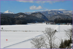 「八甲田山と八幡岳」