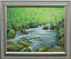 新緑の本阿修羅の流れ