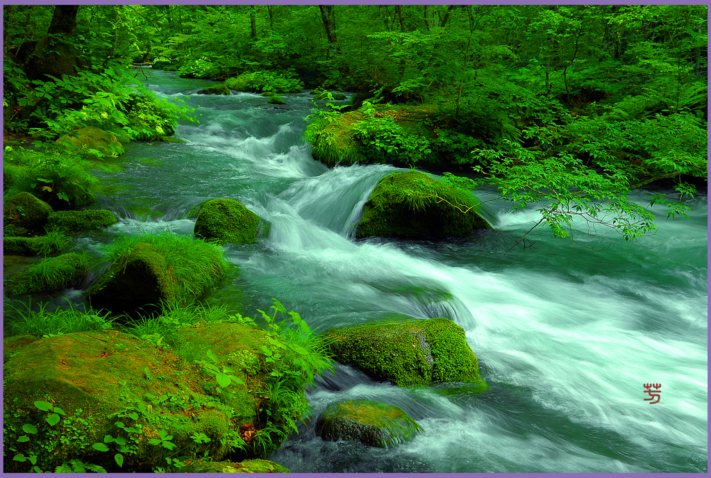 上石ヶ戸の流れ