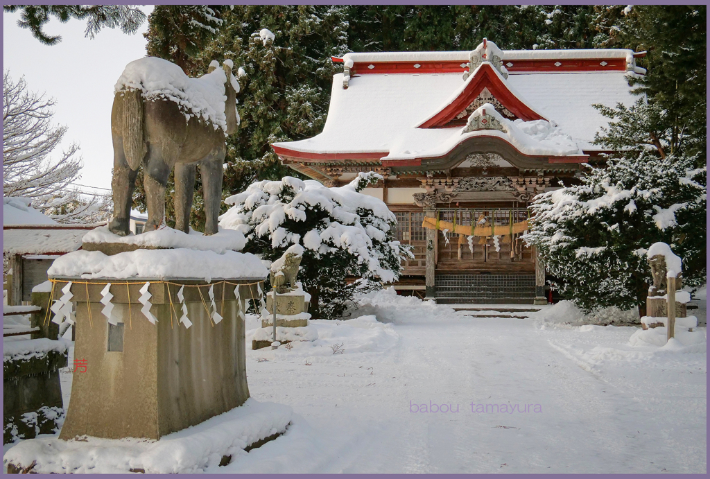 「馬観音.（新館神社）」