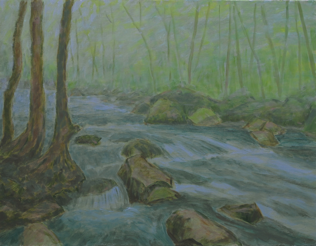 「霧の下三乱れの流れ」