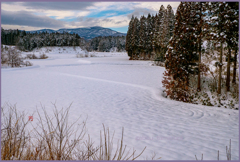 「雪晴れの日」