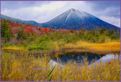 「高田大岳．初冠雪　Ⅱ」