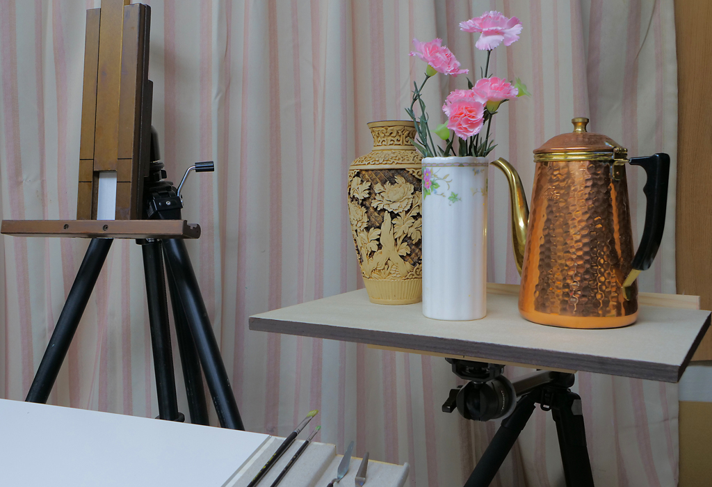 絵画モデル置物台