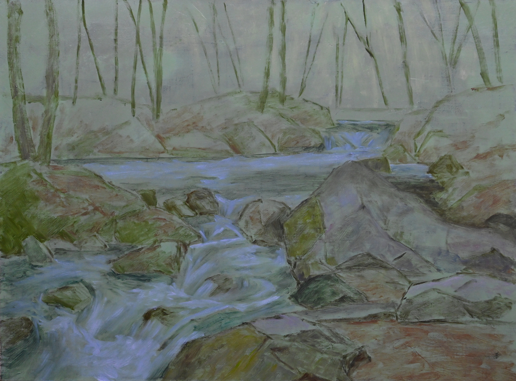 「霧の上阿修羅の流れ」Ⅱ