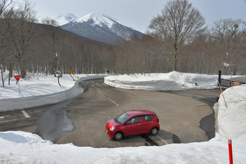 八甲田山南側街道