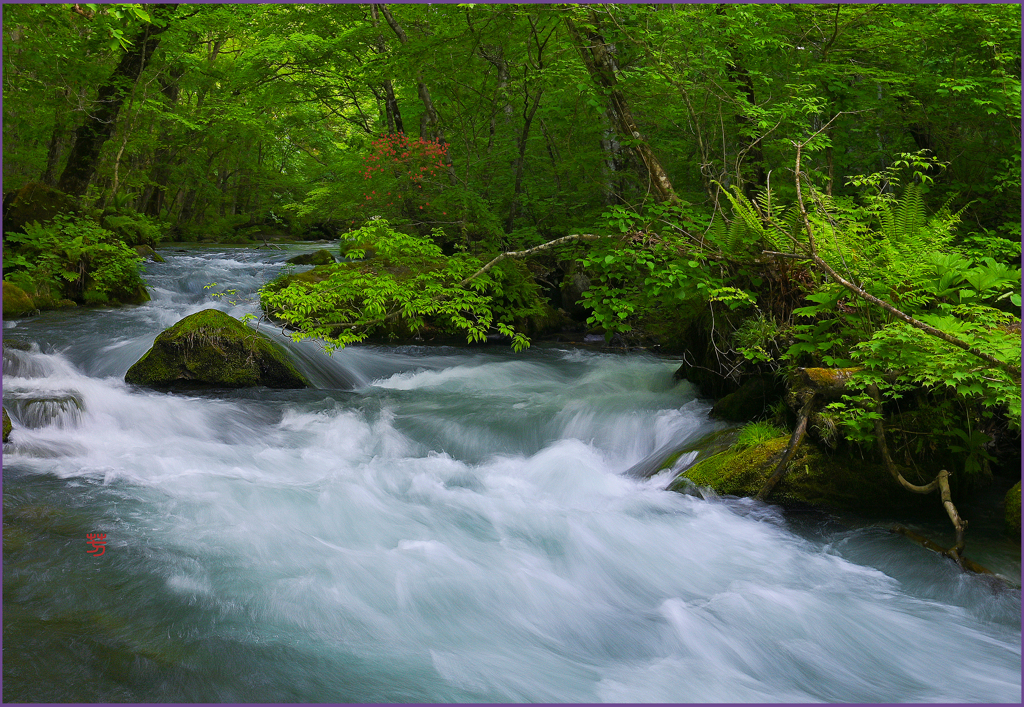 「上石ヶ戸の流れⅡ」