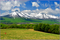 　残雪.北八甲田連峰