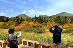 八甲田山.高田大岳「睡蓮沼紅葉」