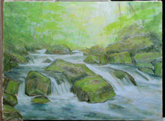 本石ヶ戸の流れ