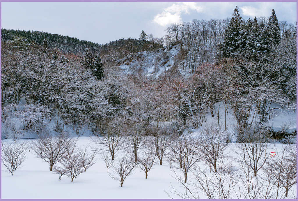 「雪化粧」