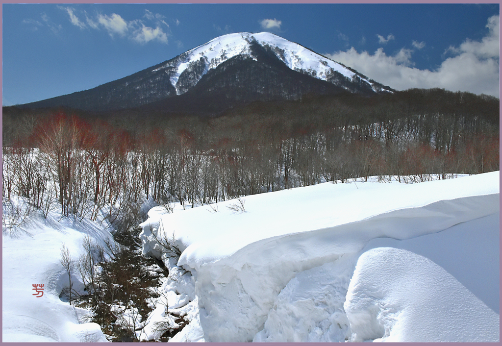 八甲田山　雛岳「春　陽」