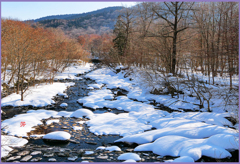 蔦渓谷「雪晴れ」