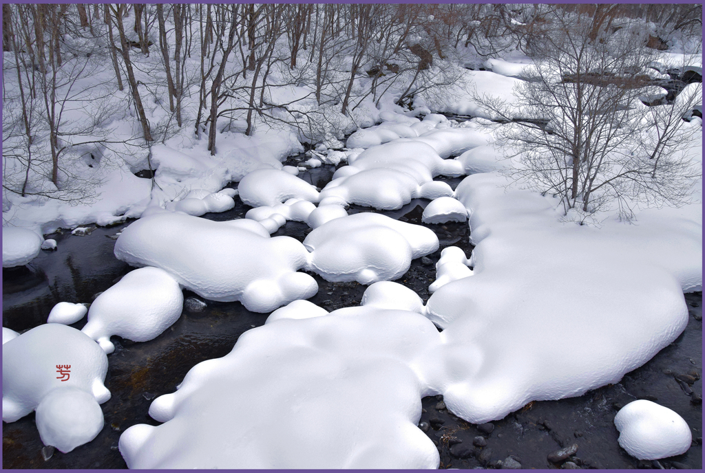 蔦川渓谷「もち肌雪」