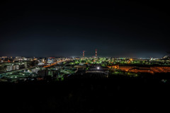 Kitakyushu factory Night view world