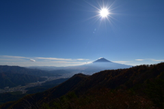 三ツ峠より富士山