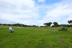 2人だけの貸し切り公園